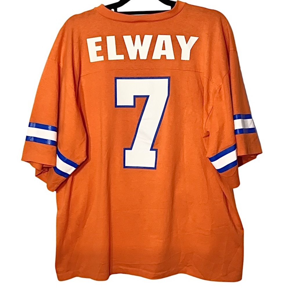 Vintage John Elway Denver Broncos Jersey Logo 7